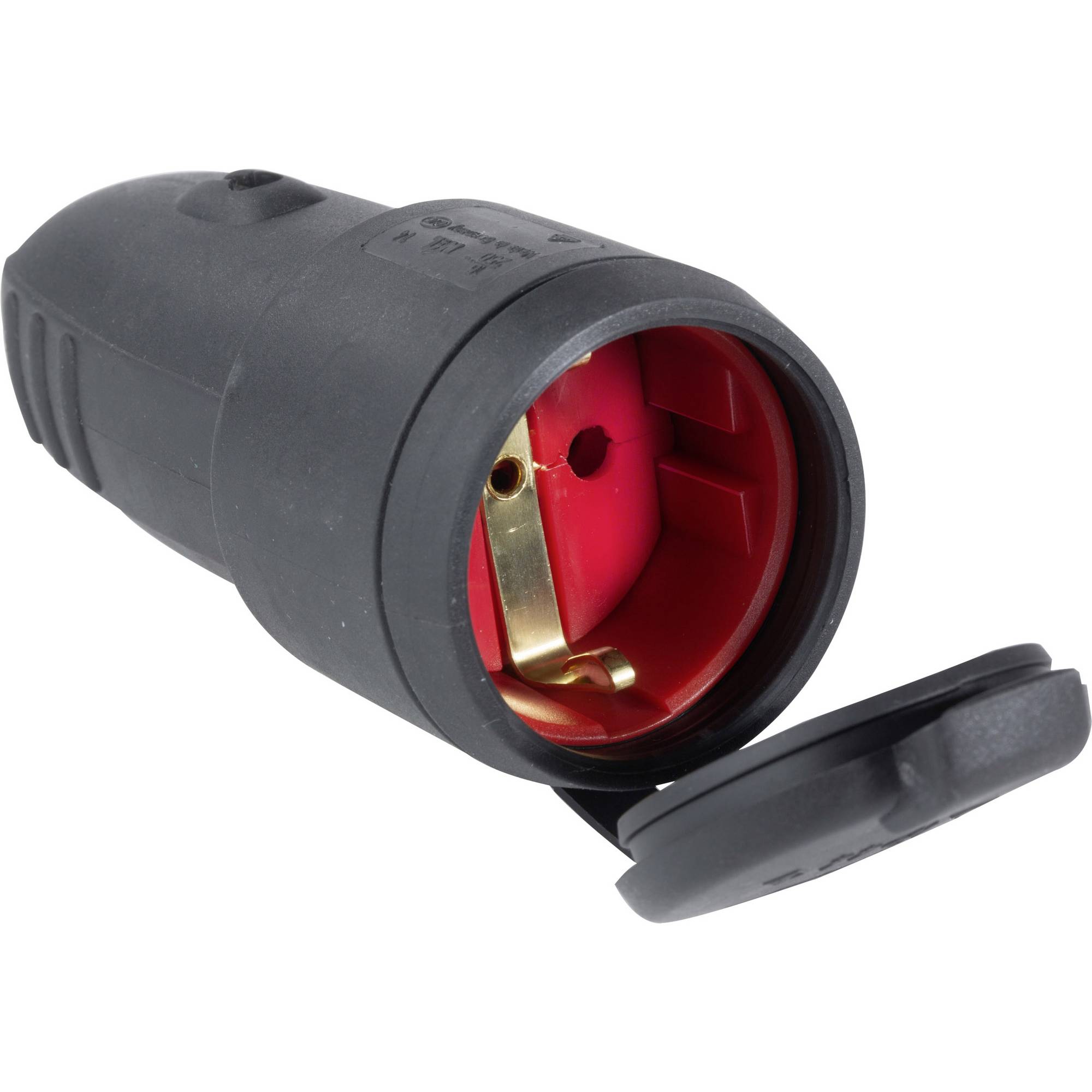 SCHUKO-KUPPLUNG Gummi IP44
220V, max. 16A