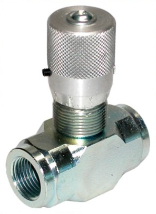 DROSSELVENTIL mit Handrad
zur Mengenregulierung in beide
Richtungen, Anschlüsse 3/8"