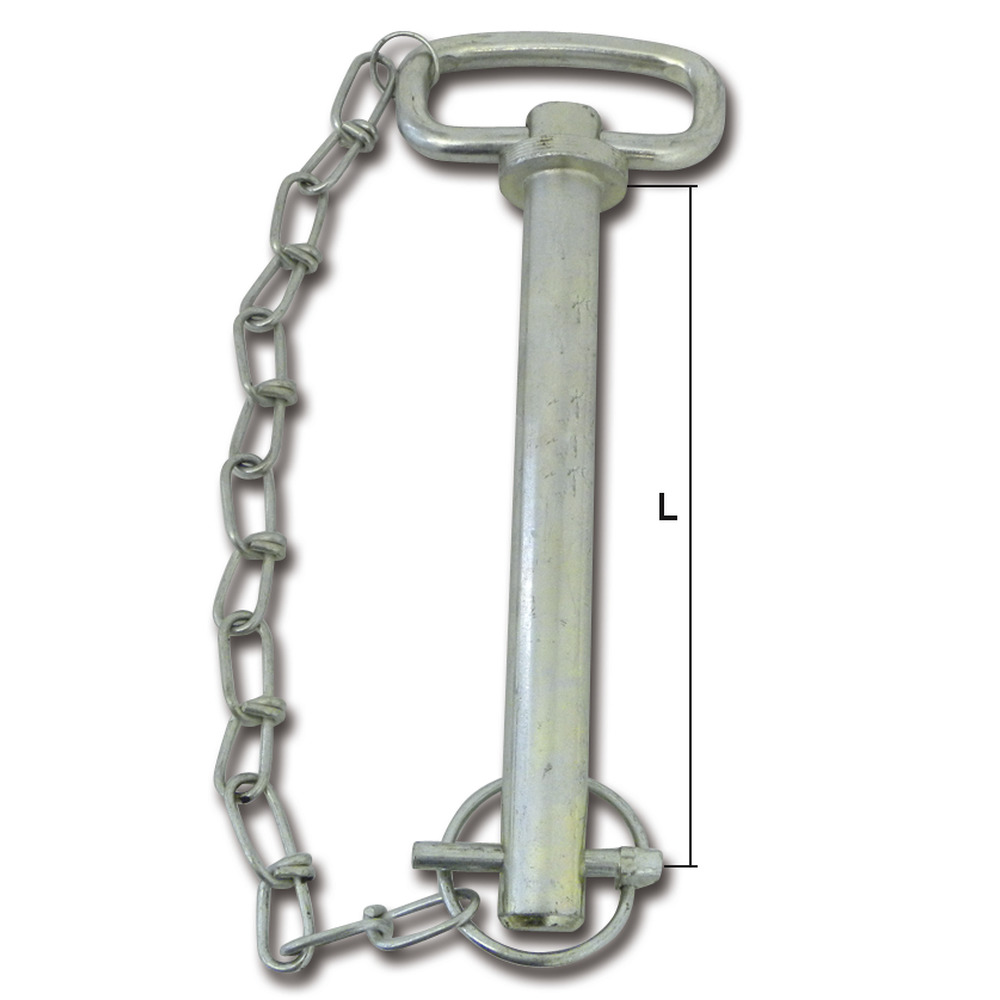 84409011_1 SICHERUNGSBOLZEN Ø 22mm
Nutzlänge 155mm
mit Kette & Klappsplint
für Erdbohrer