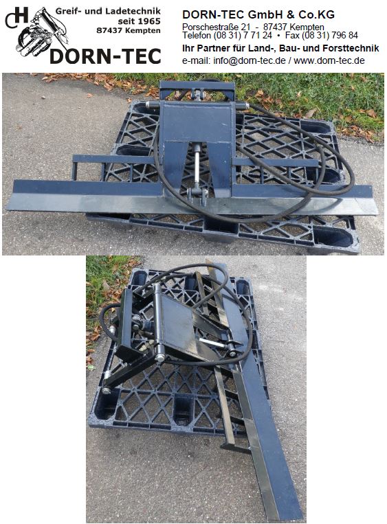 84250004_1 Hydraulische Abschiebevorrichtung
Gesamtbreite 165cm
für Siloschneidzange, Blockschneider
