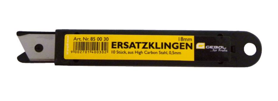 ERSATZMESSER für Cuttermesser 10 Stck.-Packung