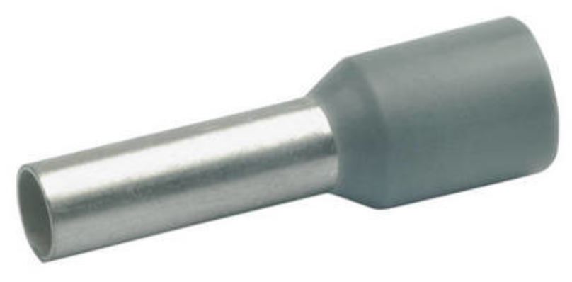 ADERENDHÜLSE 0,75mm²
8mm isoliert PP gr Cu