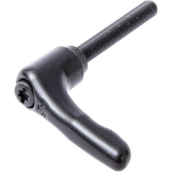 KLEMMHEBEL-SCHRAUBE M8 x 40 Stahlteil Güte 5.8 Handgriff mit Kunststoffbeschichtung