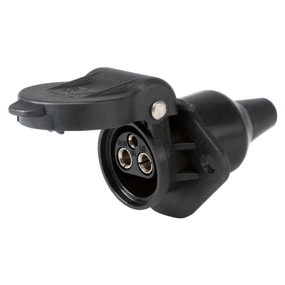 84900416_1 KFZ STECKDOSE 3 polig 12V
Kunststoff-Steckdose für Kabel