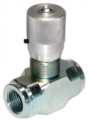 DROSSELVENTIL mit Handrad
zur Mengenregulierung in beide
Richtungen, Anschlüsse 3/4"
